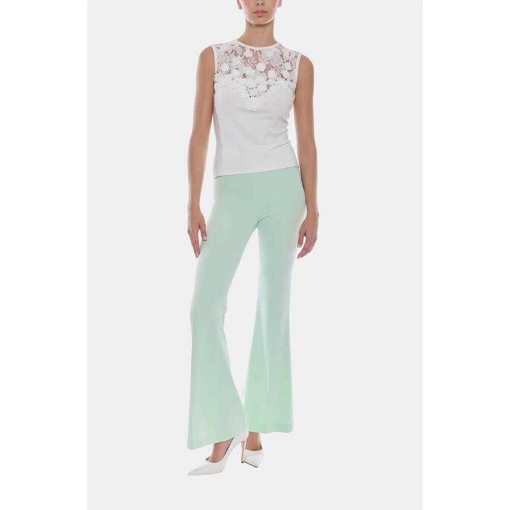 NEW GENERATION LOVE wesley lightweight crepe pants in mint